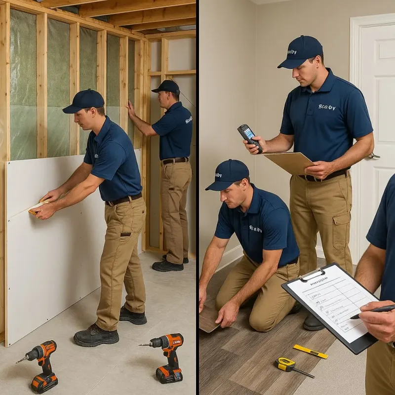 Repairs and Reconstruction process in Warwick, NY